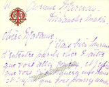 Van Zandt, Marie  - Autograph Letter Signed