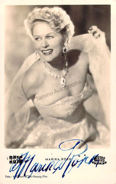 Rokk, Marika - Signed Photograph