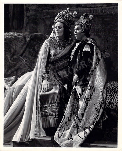 With Joan Sutherland in role