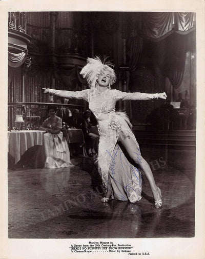 Monroe, Marilyn - Signed Photo in "There is no business like show business"