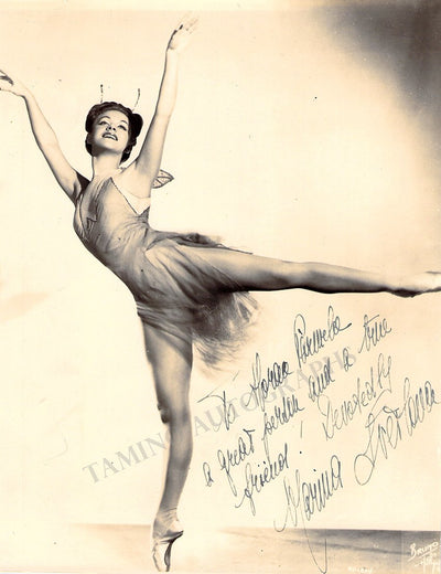 Svetlova, Maria - Signed Photo Dancing