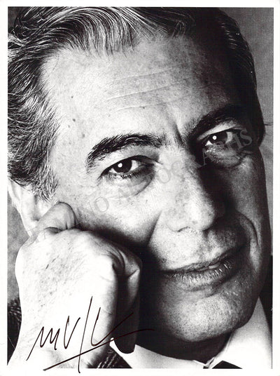 Vargas Llosa, Mario - Signed Photograph