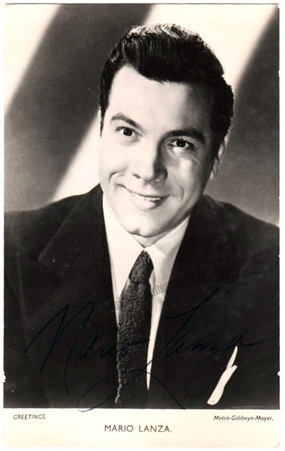 Lanza, Mario - Signed Promo Photo