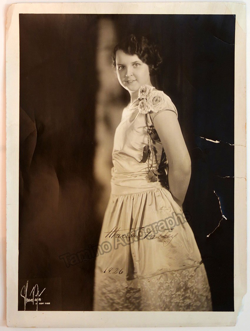 Talley, Marion - Large Signed Photograph 1926