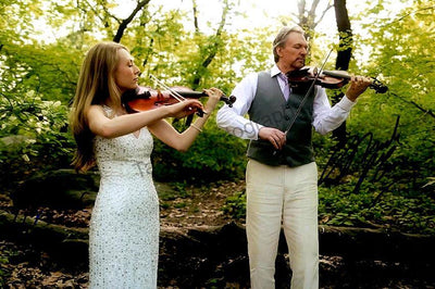 O'Connor Violin Duo - Double Signed Photograph