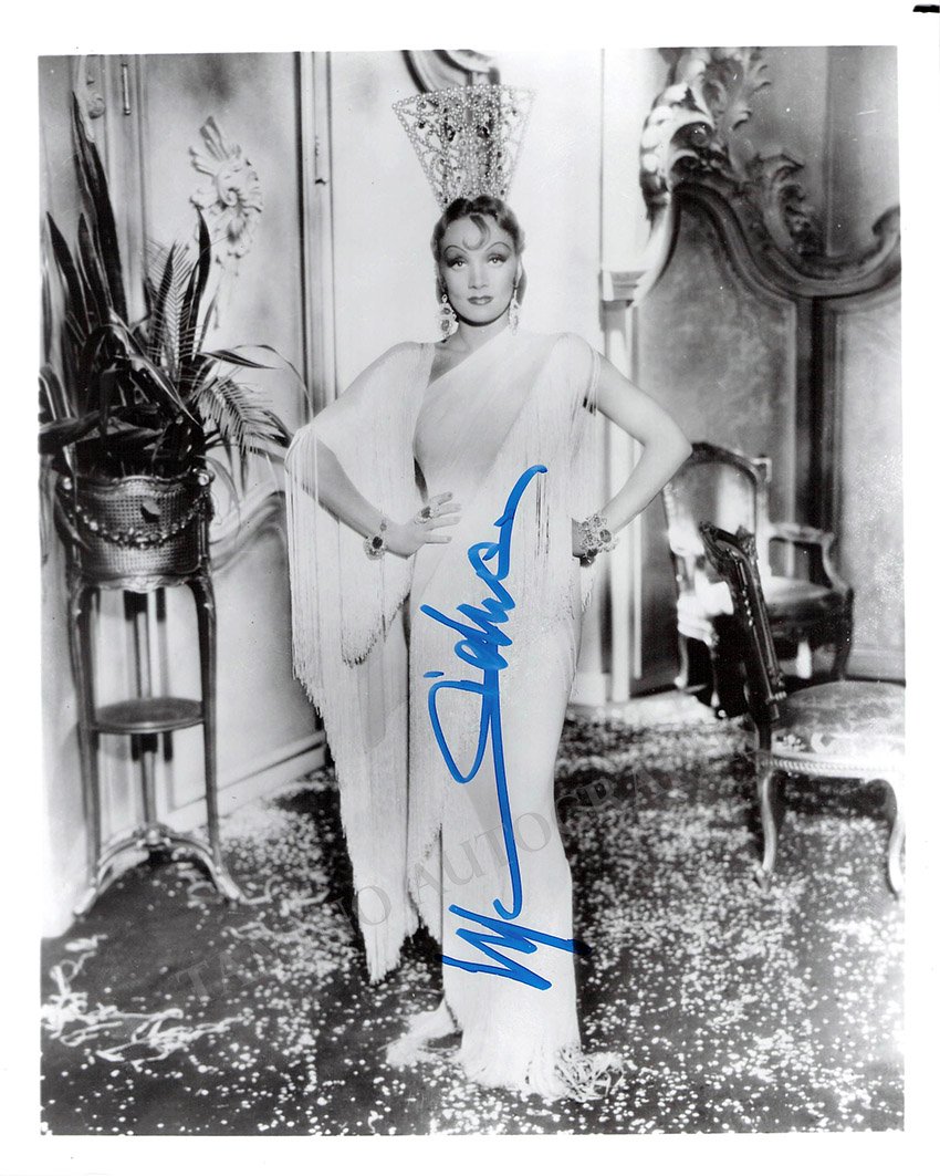 Dietrich, Marlene - Signed Photo