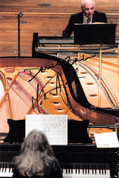 Argerich, Martha - Barenboim, Daniel - Double Signed Photograph