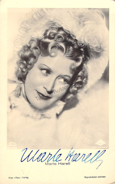 Harell, Marte - Signed Photograph