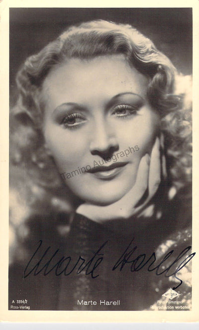 Harell, Marte - Signed Photograph