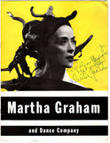 Graham, Martha - Signed Booklet