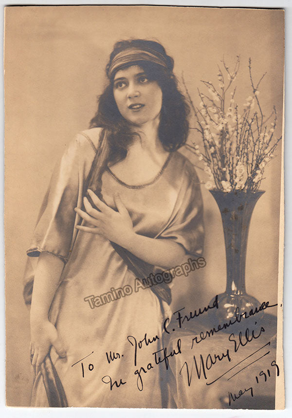 Ellis, Mary - Signed Photograph in Role 1919