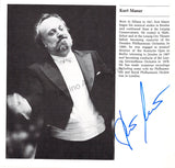 Masur, Kurt - Signed Program Leeds 1982