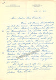 Ahlersmeyer, Mathieu - Autograph Letter Signed