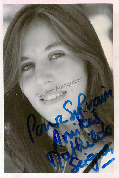 Seigner, Mathilde - Signed Photograph
