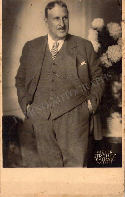 Battistini, Mattia - Signed Photograph 1926