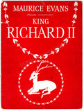 Evans, Maurice - Signed Program "King Richard II"