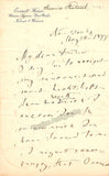 Strakosch, Maurice - Autograph Letter Signed 1877