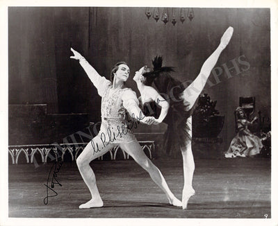 Plisetskaya, Maya - Fadeyechev, Nikolai - Signed Photograph in "Swan Lake"