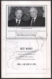 Mehta, Zubin - Maazel, Lorin - Double Signed Program 2003