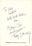 Tan, Melvyn - Signed Photo 1997