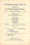 Violinist Programs - Lot of 6 Carnegie Hall Concert Programs 1919-1923
