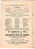 Met Opera - Von Moltke Jubilee Program 1890