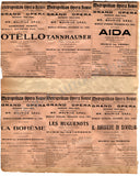 Opera Unsigned Program Clips - Set of 48 Pages