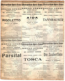 Opera Unsigned Program Clips - Set of 48 Pages