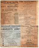 Opera Unsigned Program Clips - Set of 48 Pages