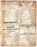 Opera Unsigned Program Clips - Set of 48 Pages