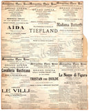 Opera Unsigned Program Clips - Set of 48 Pages