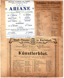 Opera Unsigned Program Clips - Set of 48 Pages