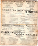 Opera Unsigned Program Clips - Set of 48 Pages