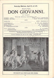 Opera Performances - Met Opera in Boston Program 1899