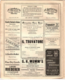 Il Trovatore - Met Opera Program 1909
