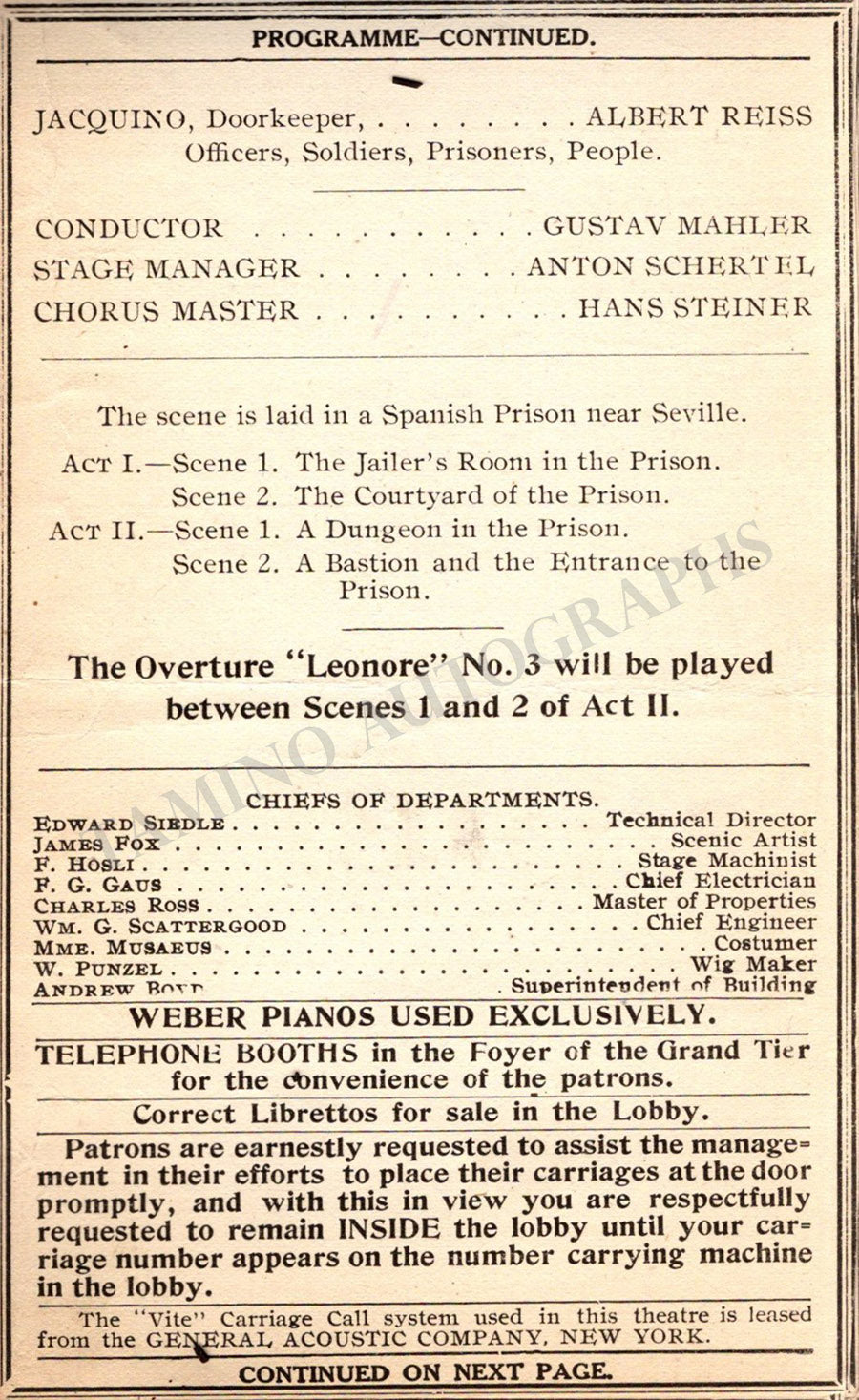 Metropolitan Opera - Program Clip Collection Book 1908-1909