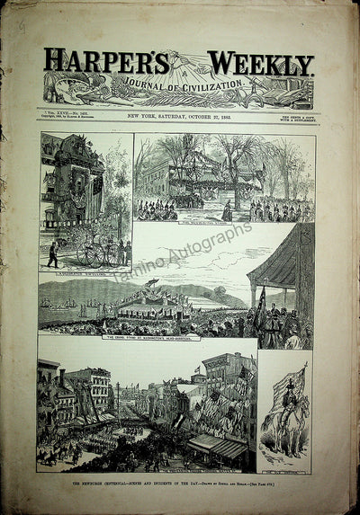 Metropolitan Opera - Met Opera Inauguration Article in Harper's Weekly