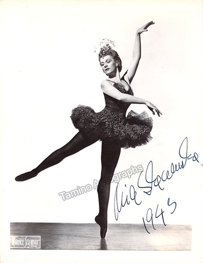 Slavenska, Mia - Signed Photograph 1943