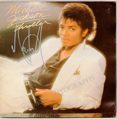 Jackson, Michael - Signed LP Record "Thriller"