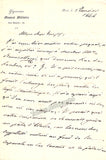 Carafa, Michele - Autograph Letter Signed 1844