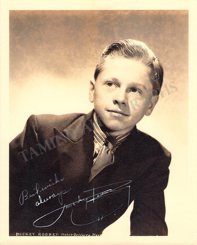 Rooney, Mickey - Signed Promo Photograph