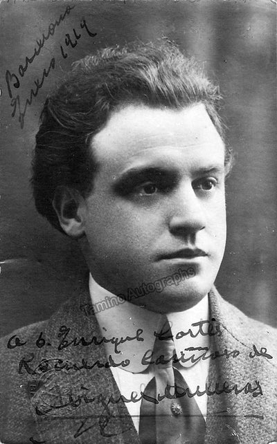 Mulleras, Miguel - Signed Photograph 1919