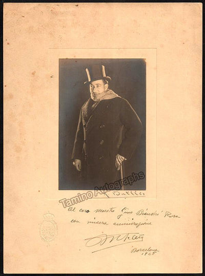 Fleta, Miguel - Large Signed Photo 1925