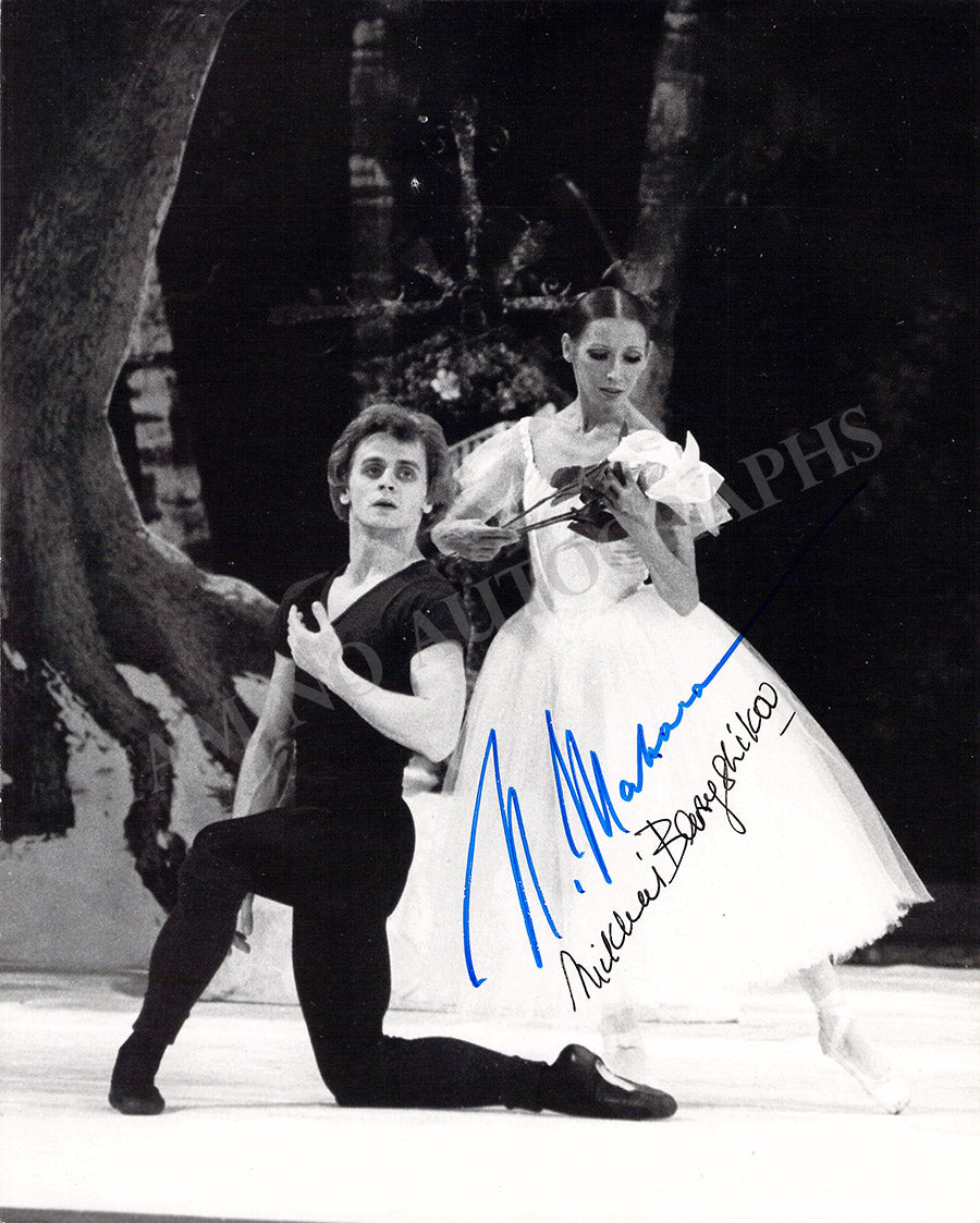 Baryshnikov, Mikhail - Makarova, Natalia - Double Signed Photograph