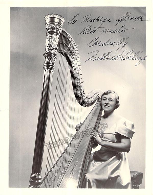 Dilling, Mildred - Signed Photograph 1956