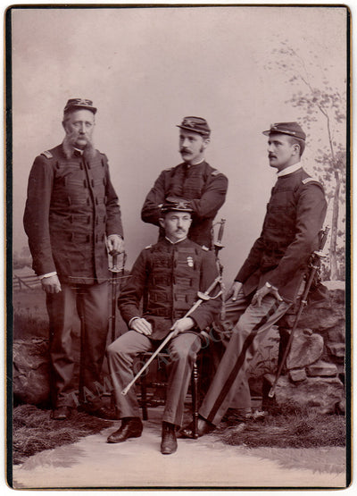 US Military Cabinet Cards 1870s
