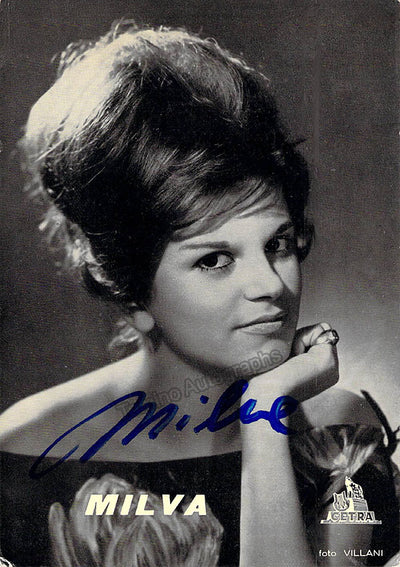 Milva - Signed Photograph