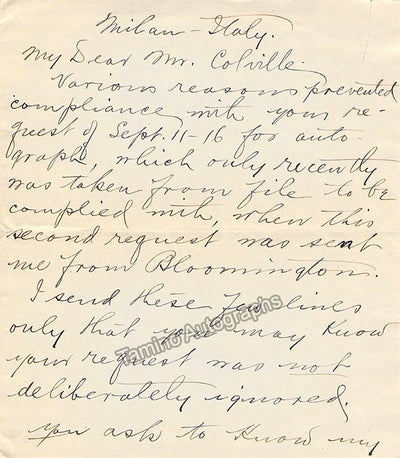 Saltzman-Stevens, Minnie - Autograph Letter Signed