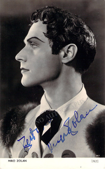 Zolan, Miro - Signed Photo