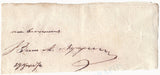 Mussorgsky, Modest - Signature on Clip 1876